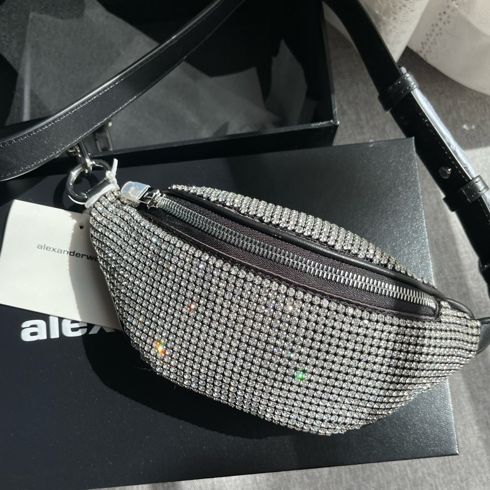 Alexander Wang Attica rhinestone crossbody bag